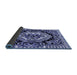 Sideview of Medallion Blue French Rug, abs4976blu