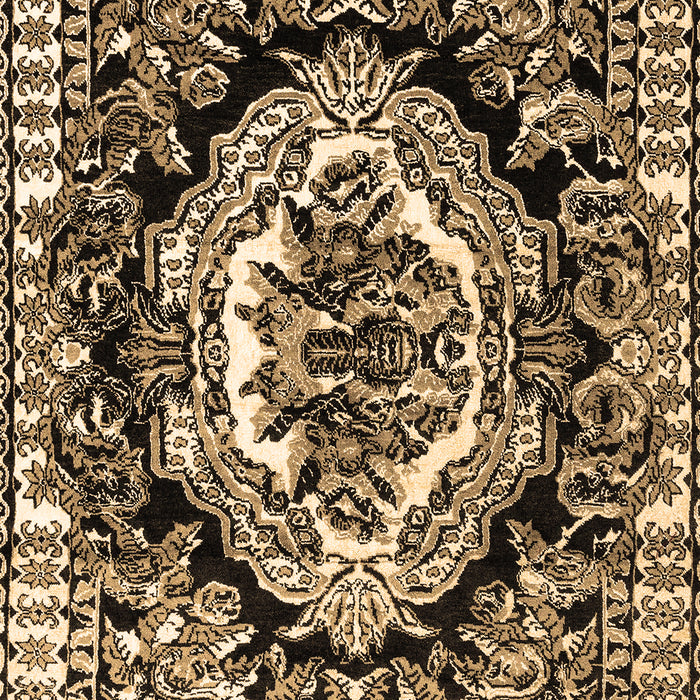 Medallion Brown French Rug, abs4976brn