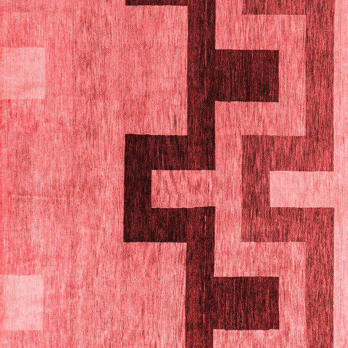 Abstract Red Modern Rug, abs4977red