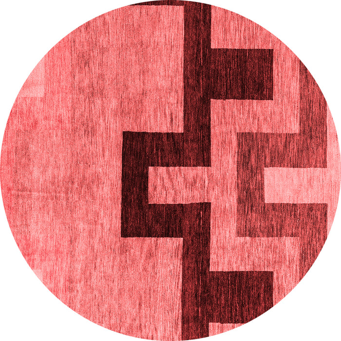 Abstract Red Modern Rug, abs4977red