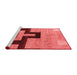 Modern Red Washable Rugs