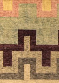 Abstract Brown Modern Rug, abs4977brn