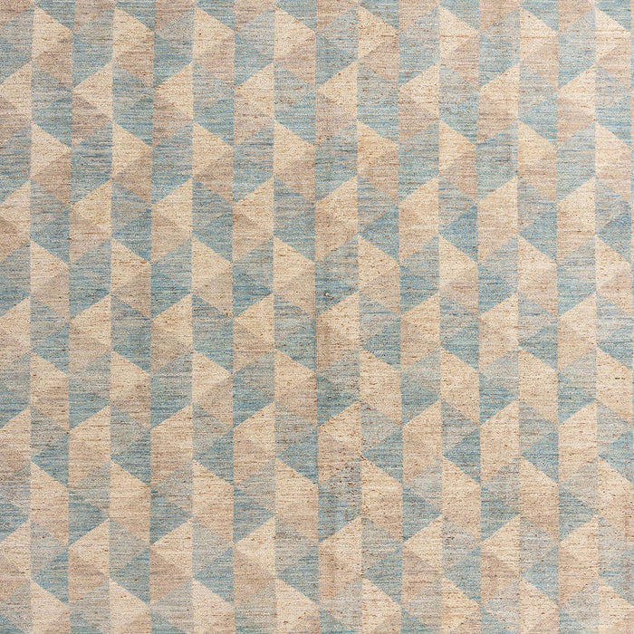 Square Abstract Camel Brown Modern Rug, abs4978