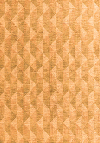 Abstract Orange Modern Rug, abs4978org