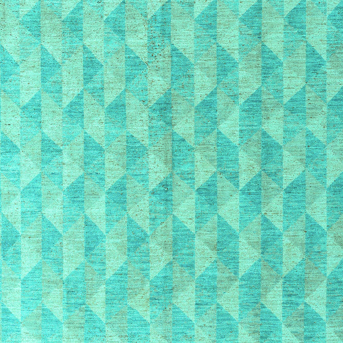 Machine Washable Abstract Turquoise Modern Area Rugs, wshabs4978turq