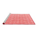 Modern Red Washable Rugs