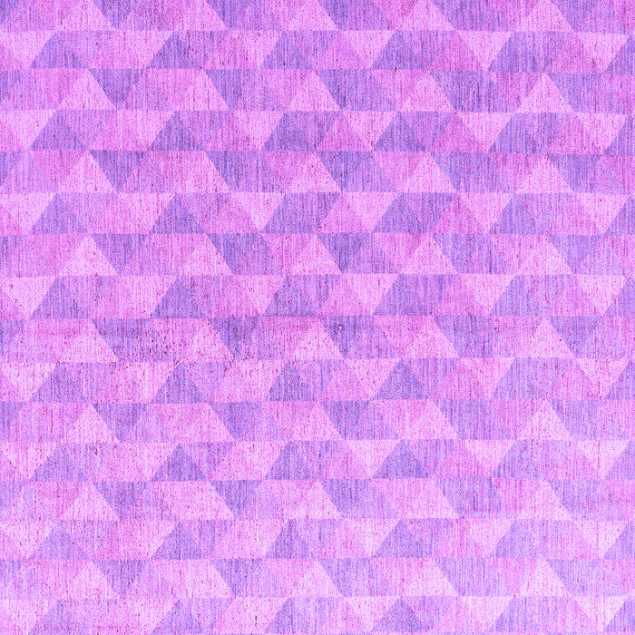 Square Machine Washable Abstract Purple Modern Area Rugs, wshabs4978pur