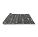 Sideview of Abstract Gray Modern Rug, abs4979gry