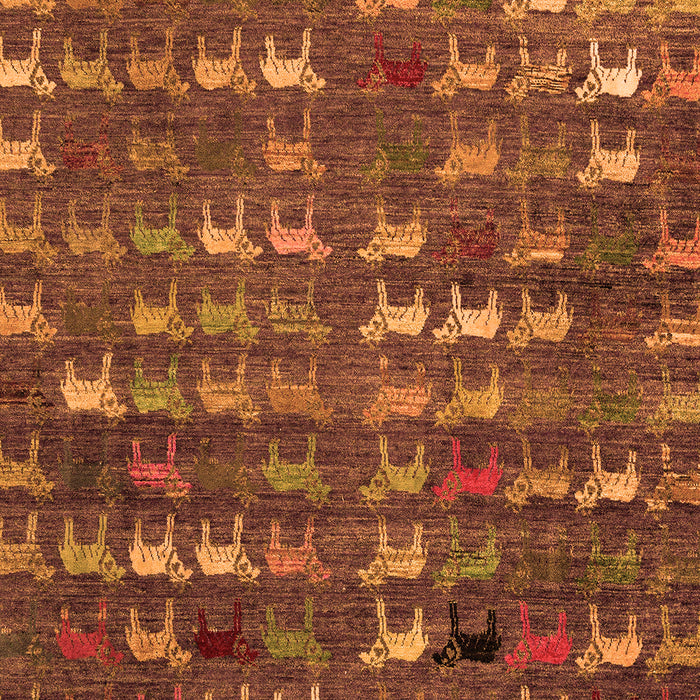 Abstract Orange Modern Rug, abs4979org