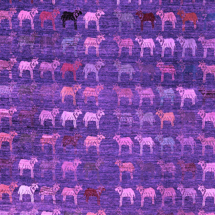 Abstract Purple Modern Rug, abs4979pur
