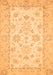 Machine Washable Oriental Orange Traditional Area Rugs, wshabs497org