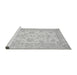 Sideview of Machine Washable Oriental Gray Traditional Rug, wshabs497gry