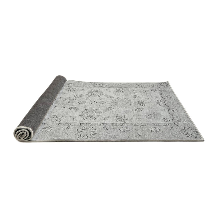 Sideview of Oriental Gray Traditional Rug, abs497gry