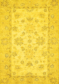 Oriental Yellow Traditional Rug, abs497yw