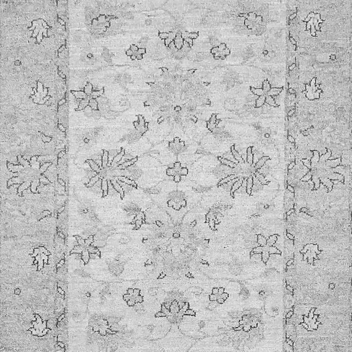 Machine Washable Oriental Gray Traditional Rug, wshabs497gry
