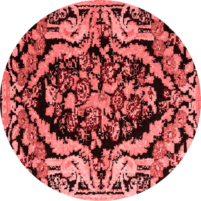 Machine Washable Abstract Red Modern Rug, wshabs4980red