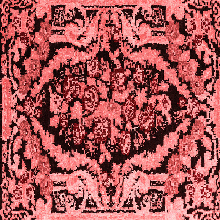 Machine Washable Abstract Red Modern Rug, wshabs4980red