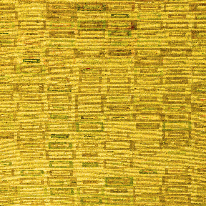 Abstract Yellow Modern Rug, abs4981yw