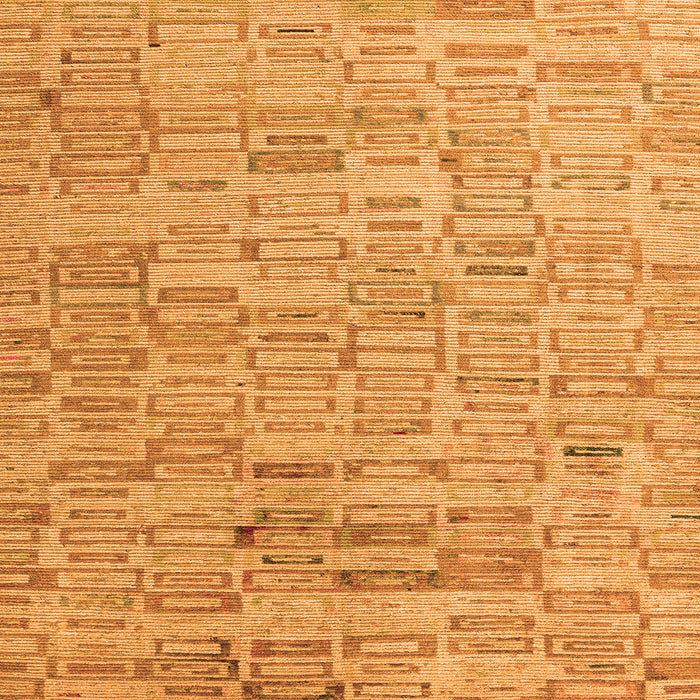 Square Abstract Orange Modern Rug, abs4981org