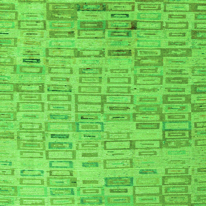 Machine Washable Abstract Green Modern Area Rugs, wshabs4981grn