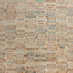 Square Machine Washable Abstract Dark Almond Brown Rug, wshabs4981