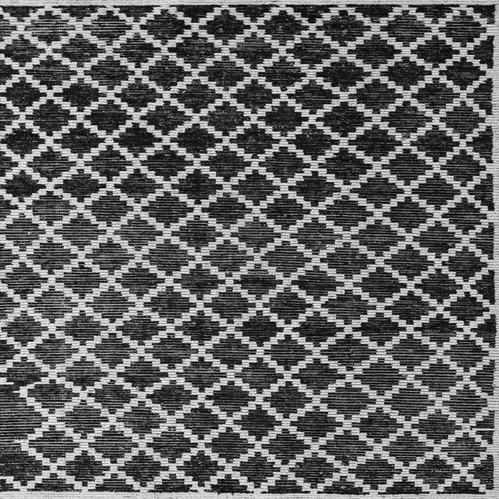 Square Machine Washable Abstract Gray Modern Rug, wshabs4982gry