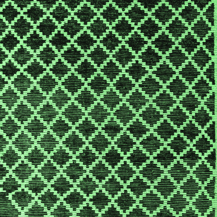 Machine Washable Abstract Emerald Green Modern Area Rugs, wshabs4982emgrn