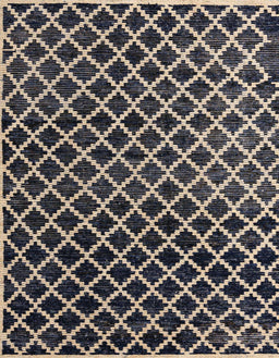 Abstract Charcoal Black Modern Rug, abs4982