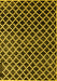 Machine Washable Abstract Yellow Modern Rug, wshabs4982yw