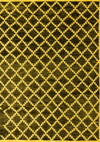 Abstract Yellow Modern Rug, abs4982yw