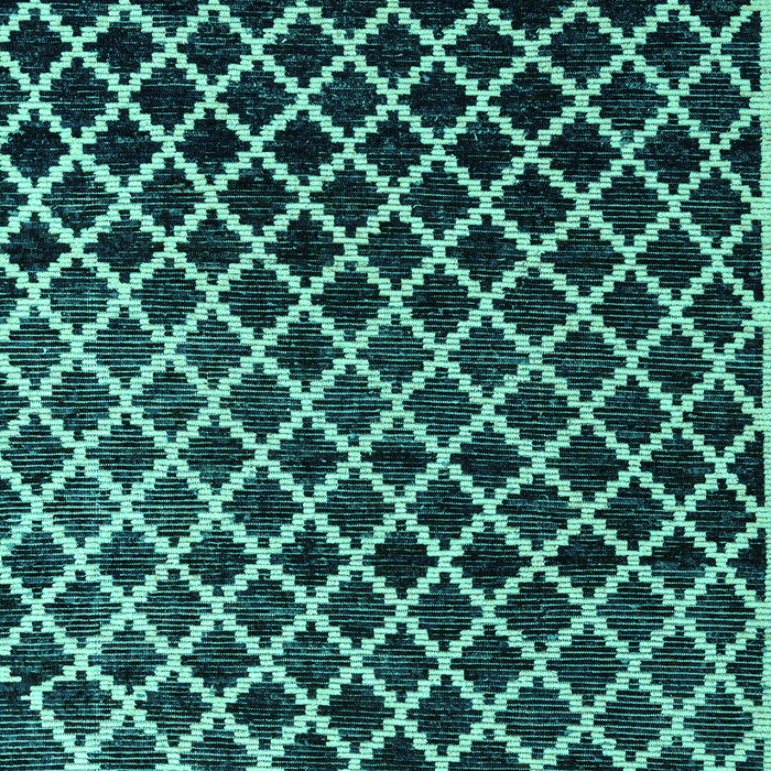 Machine Washable Abstract Turquoise Modern Area Rugs, wshabs4982turq