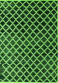 Abstract Green Modern Rug, abs4982grn