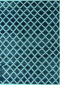 Abstract Light Blue Modern Rug, abs4982lblu