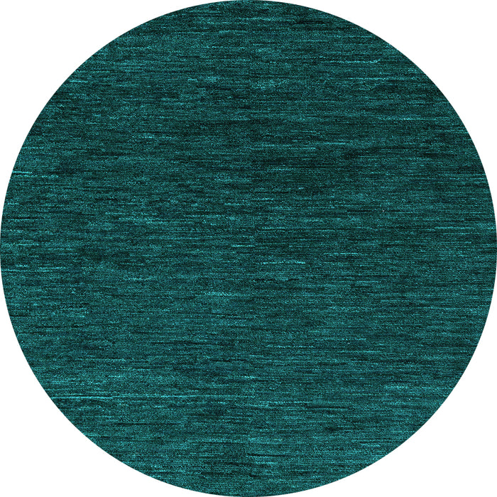 Round Abstract Light Blue Modern Rug, abs4983lblu