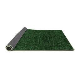 Sideview of Abstract Emerald Green Modern Rug, abs4983emgrn