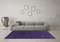 Machine Washable Abstract Purple Modern Rug, wshabs4983pur