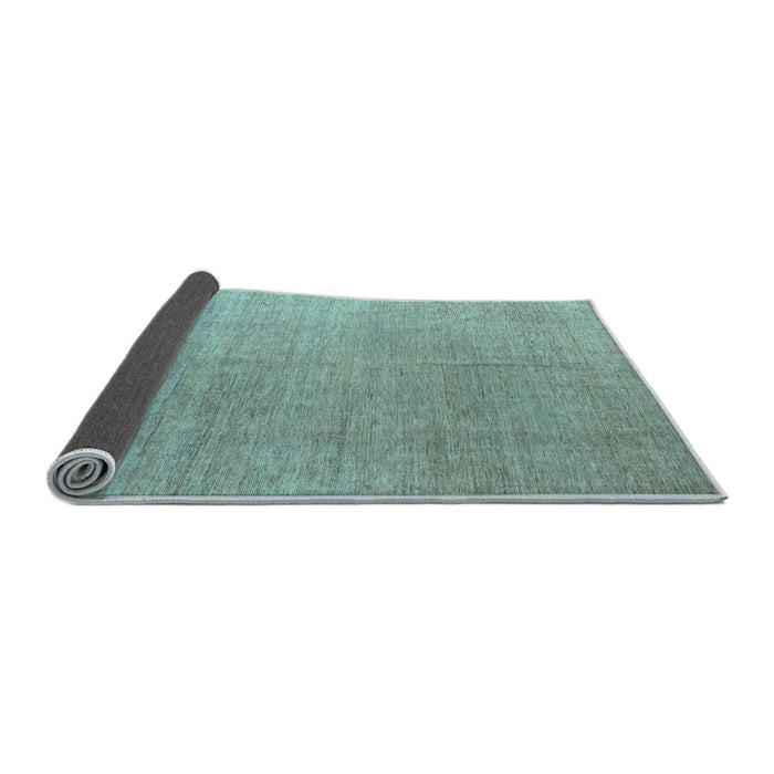 Sideview of Abstract Light Blue Modern Rug, abs4984lblu