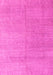 Machine Washable Abstract Pink Modern Rug, wshabs4984pnk