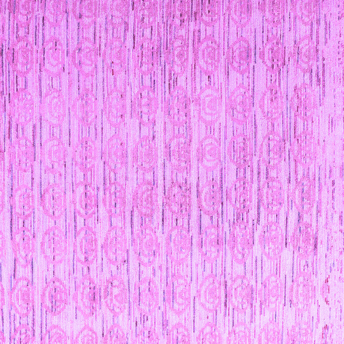 Square Machine Washable Solid Purple Modern Area Rugs, wshabs4985pur