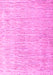 Machine Washable Solid Pink Modern Rug, wshabs4985pnk