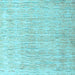 Square Solid Light Blue Modern Rug, abs4985lblu