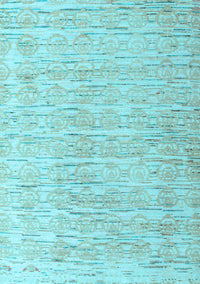 Solid Light Blue Modern Rug, abs4985lblu