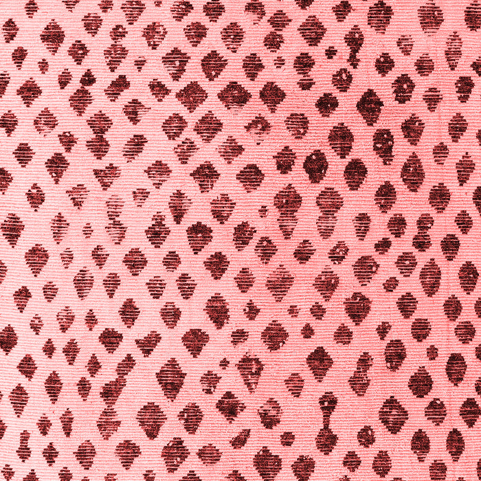 Machine Washable Solid Red Modern Rug, wshabs4986red
