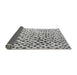 Sideview of Solid Gray Modern Rug, abs4986gry