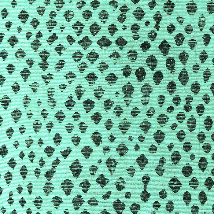 Machine Washable Solid Turquoise Modern Area Rugs, wshabs4986turq