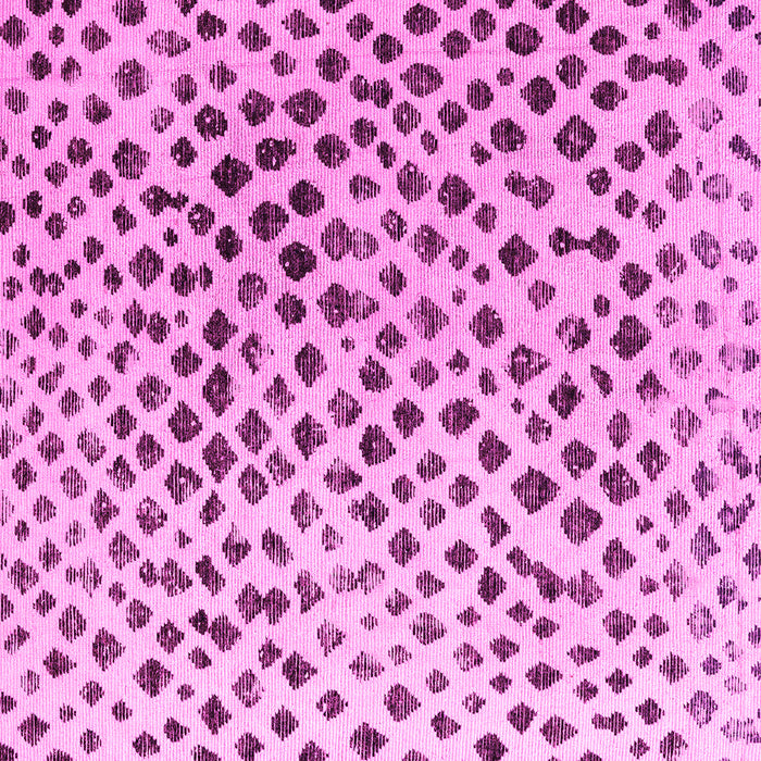 Square Machine Washable Solid Pink Modern Rug, wshabs4986pnk