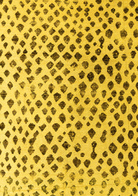 Solid Yellow Modern Rug, abs4986yw