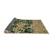 Sideview of Abstract Army Green Modern Rug, abs4987