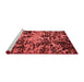 Modern Red Washable Rugs