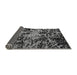 Sideview of Abstract Gray Modern Rug, abs4987gry